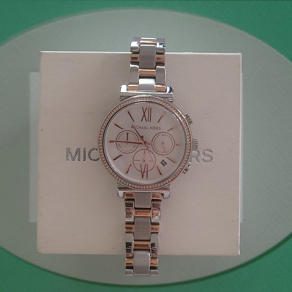 Michael Kors Two-Tone Women's Watch - Picture 10 of 16